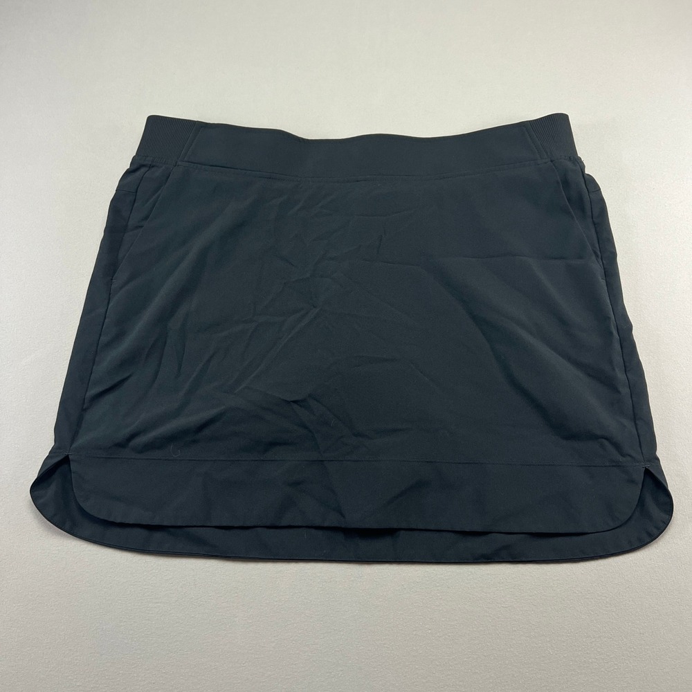 Cypress Club Athletic Skort Womens XL Black Stretch Sportswear Gym Fitness Trail